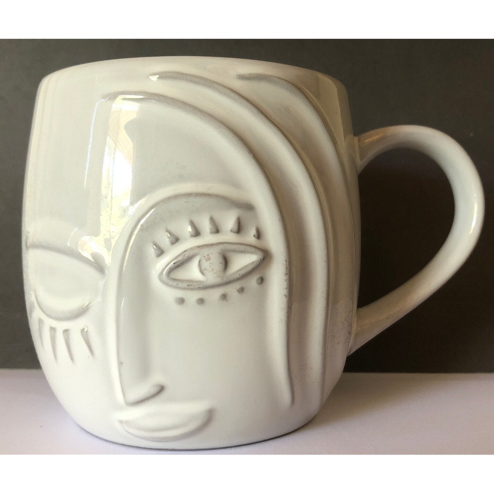 Starbucks Winking‎ Mermaid Tail Anniversary Siren Coffee Mug Cup Embossed 2013